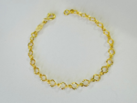 PULSEIRA INFANTIL CORR FRIZ.  BANHO DOURADO