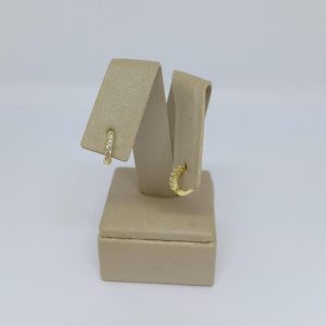 ARGOLA CLIQUE CRAV PEQ BANHO DOURADO