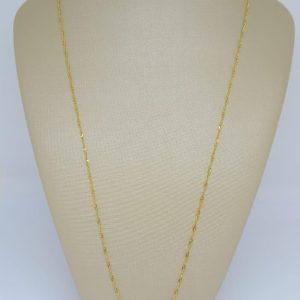 GARGANTILHA SINGAPURA 60CM BANHO DOURADO