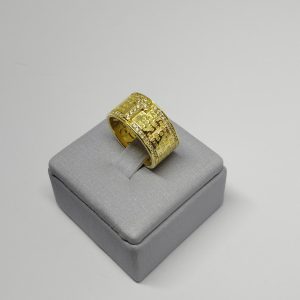 ANEL PAI NOSSO CRAV. BANHO DOURADO