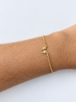 PULSEIRA INFANTIL LACO  BANHO DOURADO