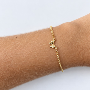 PULSEIRA INFANTIL LACO  BANHO DOURADO
