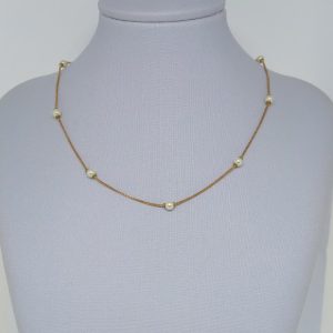 fora de linhaCHOKER DE PEROLAS 0564 BRUTO