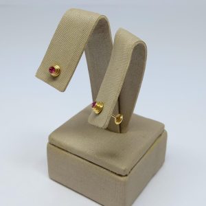 BRINCO BP PEDRA 6,5 BANHO DOURADO