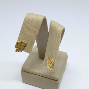 fora de linha BRINCO CACHORRO BANHO DOURADO