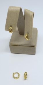 ARGOLA CLIQUE 73 BANHO DOURADO