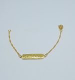 PULSEIRA INF. ANJINHO DA MAMAE SM BANHO DOURADO