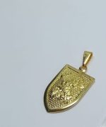 PINGENTE MED. SAO JORGE BANHO DOURADO