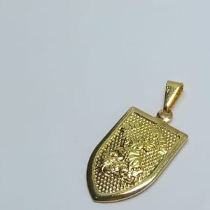 PINGENTE MED. SAO JORGE BANHO DOURADO