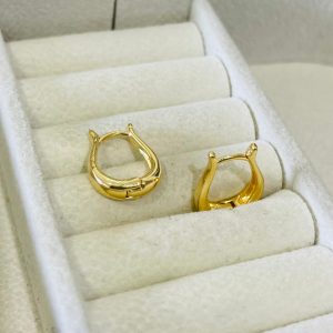 ARGOLA CLIQUE HARPA BANHO DOURADO