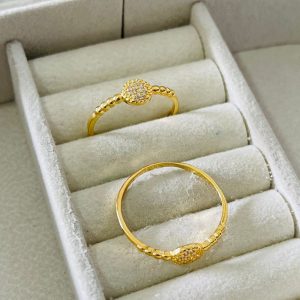 ANEL CENTRO CRAV. 179W BANHO DOURADO