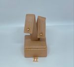 BRINCO BP ESTRELA C/ PEDRA BANHO ROSE