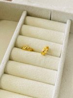 ARGOLA DE CLIQUE PEQ VAZ SM BANHO DOURADO