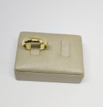 ALIANCA 5MM ABAULADA BANHO DOURADO