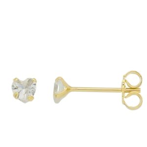 BRINCO ZIRCONIA CORACAO 4MM BRUTO