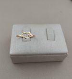 ANEL DOIS CORACOES JUNTOS BANHO DOURADO