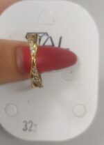 BRINCO PONTUDO BANHO DOURADO