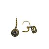 ARGOLA COM ZIRCONIA REDONDA 8MM BRUTO