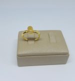 ANEL CHUVEIRO OVAL BANHO DOURADO