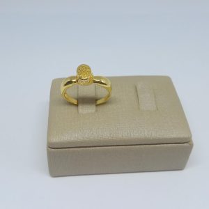 ANEL CHUVEIRO OVAL BANHO DOURADO