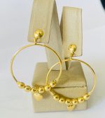 BRINCO PEND. CIRCULO COM BOLAS LISAS BRUTO