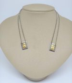 ESCAPULARIO MED. APLIQUE DOURADO ACO