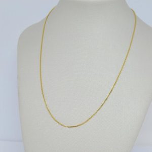 GARGANTILHA VENEZIANA 50CM 0,8 BANHO DOURADO