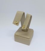 BRINCO CORACAO CRAV. CRUZ BANHO DOURADO