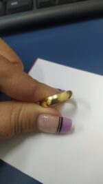 BRINCO CORR MALHA C/ ZIRC. BANHO DOURADO