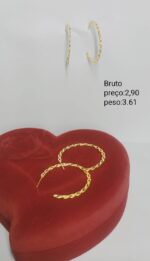 PULSEIRA OVAL DIAMANTADA BRUTO