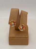 BRINCO FLOR COLORIDA 04 BANHO ROSE