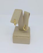 ARGOLA CLIQUE SEIS PONTAS BANHO DOURADO