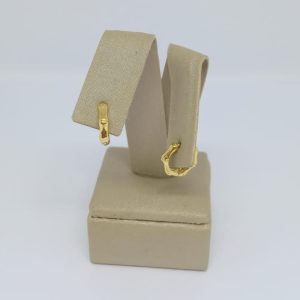 ARGOLA CLIQUE SEIS PONTAS BANHO DOURADO