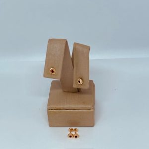 BRINCO BP QUADR. C/ PEDRA BANHO ROSE