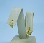 ARGOLA OVAL CRAV. TAM 11 BANHO DOURADO