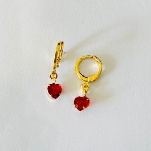 ARGOLA PEND. CORACAO 6MM SM BANHO DOURADO