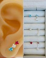 TRIO CORACAO 4MM PRATA