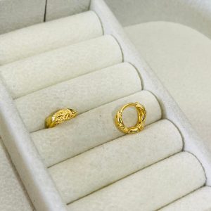 ARGOLA CLIQUE PEIXE VAZ BANHO DOURADO