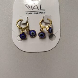 ARGOLA PEND. ZIRC RETANGULAR BRUTO