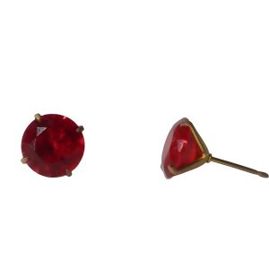BRINCO ZIRCONIA REDONDA 8MM BRUTO