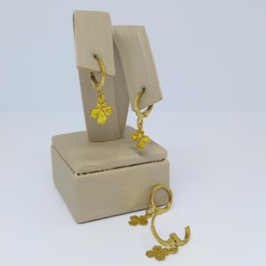 fora de linha ARGOLA PEND CRUCIFIXO C/ DETALHES BRUTO