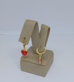 ARGOLA PEND CORACAO BANHO DOURADO