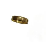 ALIANCA MEIA CANA LISA 5,0 MM BRUTO
