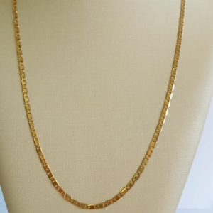 CORDAO 60CM ELO ACHATADO FINO BRUTO
