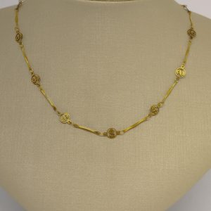 CHOKER SIMBOLOS CIFRÃO 0602 BRUTO