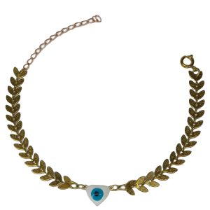 PULSEIRA CORACAO OLHO GREGO  BRUTO
