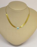 CHOKER OLHO GREGO CORACAO GL1785 BRUTO