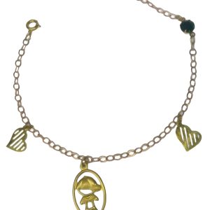 PULSEIRA MENINO E DOIS CORACOES RC0410 BRUTO