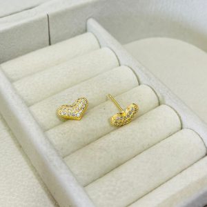 BRINCO CORACAO TODO CRAV. BANHO DOURADO