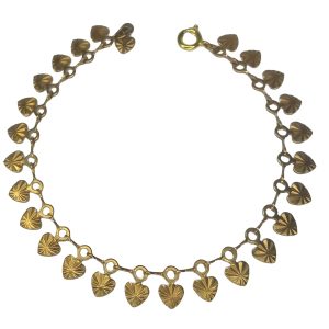 PULSEIRA INFANTO JUVENIL CORACOES FRIZ BRUTO